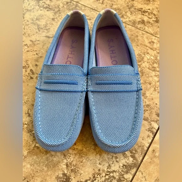 Rothy\'s Driving Loafers, color Seaside. The Daily Driver in Blue Sea for Women | Rothy main image 4